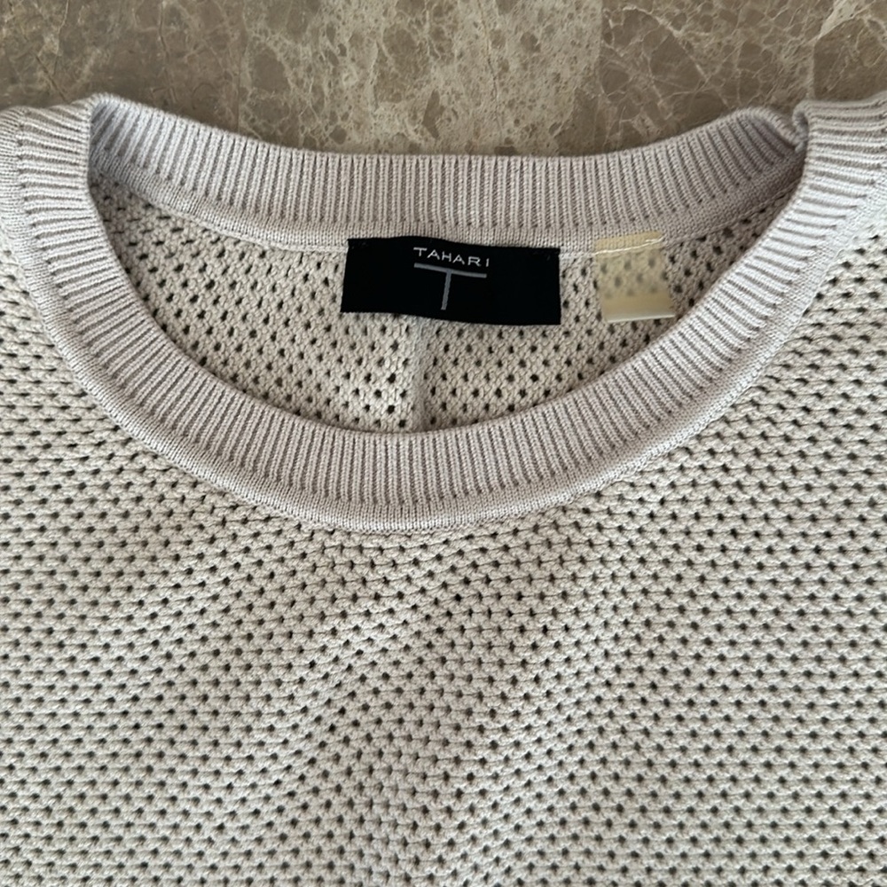 Mesh Dolman Sleeve Top